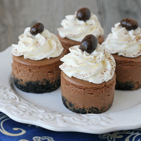 Kahlua Cheesecake - Recipe photo by Glorious Treats