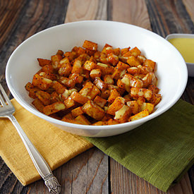 Potatoes Bravas with Aioli - Recipe photo by Unruly Bliss
