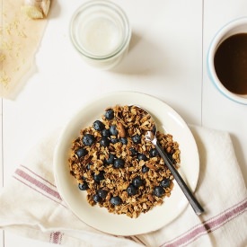 Ginger + Lemon Zest Granola - Recipe photo by dollyandoatmeal