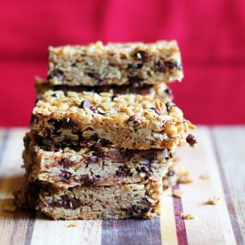 Chewy Chocolate Chip Granola Bars - Recipe photo by thisweekfordinner