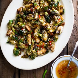 Crispy Fried Brussels Sprouts - Recipe photo by White On Rice Couple