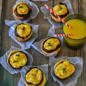 Bacon Wrapped Egg Cupcakes - Recipe photo by Rumela
