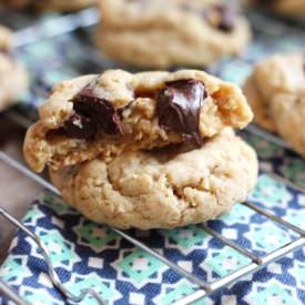 PB Oatmeal Chocolate Chunk Cookies - Recipe photo by craftbakesewcreate