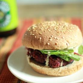 Roasted Root Veggie Burgers - Recipe photo by bohobirdy