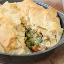 Vegan Chicken Pot Pie - Recipe photo by luminousvegans