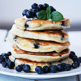 Blueberry Pancakes - Recipe photo by Moja Galeria Smaku