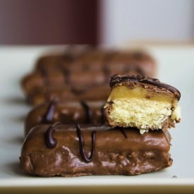 Homemade Vanilla Twix Bars - Recipe photo by thedamsontree