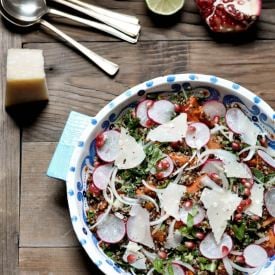 WHOLESOME SEASONAL QUINOA SALAD - Recipe photo by Asha@FSK