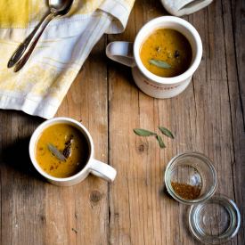 FALL VEGAN SOUP - Recipe photo by Asha@FSK