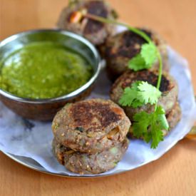 Kela Aloo Tikki | Plantain Cutlet - Recipe photo by Indian Khana