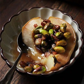 Honey & Pistachio Stuffed Quince - Recipe photo by globaltable