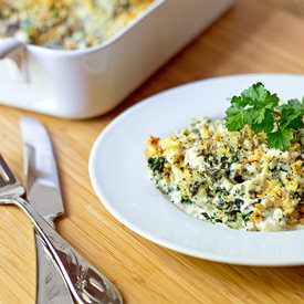 Poppy Chicken Florentine - Recipe photo by The Midnight Baker