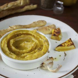 Roast Pumpkin Hummus - Recipe photo by LittleCakePot