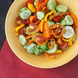 No Oil Greek Salad - Recipe photo by ffandd