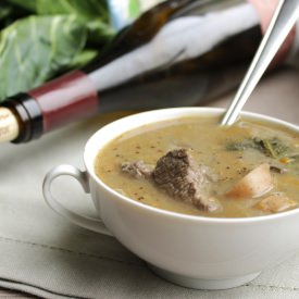 Beef Mushroom Potato Stew - Recipe photo by withanopenmind