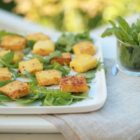 Deep-Fried Polenta Squares - Recipe photo by mademoiselle Ella