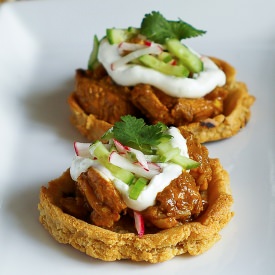 Butter Chicken Sopes - Recipe photo by theyumyumfactor
