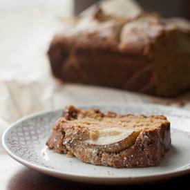Spiced Buttermilk Cake with Pears - Recipe photo by Butteredup