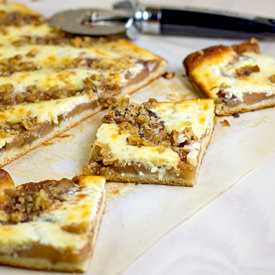 Caramel Apple Pie Bars - Recipe photo by The Midnight Baker