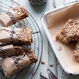 Nutty Energy Bars with Vanilla - Recipe photo by dagmarskitchen.se