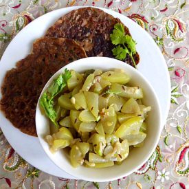 Phalahari Lauki Dudhi Sabzi - Recipe photo by Indian Khana