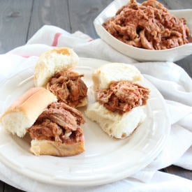 Dr Pepper BBQ Pulled Pork Sliders - Recipe photo by Whitney Bond