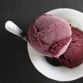 Concord Grape Gin Sorbet - Recipe photo by autumn