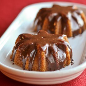 PB Cup Surprise Bundtlettes - Recipe photo by LauraofTheSpicedLife