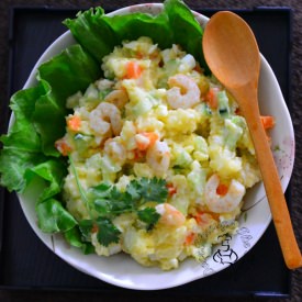 Japanese Potato Salad - Recipe photo by throughthekitchendoor