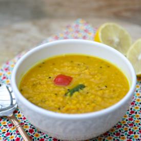 Indian Red Split Lentil Dal - Recipe photo by chilliandmint