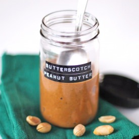 Healthy Butterscotch Peanut Butter - Recipe photo by dessertswithbenefits