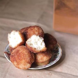 Sour Cream Doughnut Holes - Recipe photo by cicirose