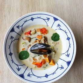Mussel Soup - Recipe photo by GASTROmad