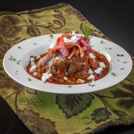 Braised Lamb Shanks and Goat Cheese - Recipe photo by FreeRange Human