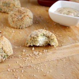 Goat Cheese Stuffed Quinoa Nuggets - Recipe photo by thefitchen