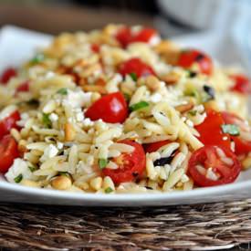 Fast and Fresh Orzo Salad - Recipe photo by mykitchencafe