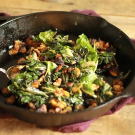 Swiss Chard and Acorn Squash Salad - Recipe photo by bohobirdy