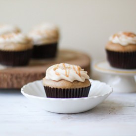 Caramel Apple Cupcakes - Recipe photo by TheChicSite
