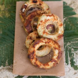Avocado Onion Rings - Recipe photo by forestfeast