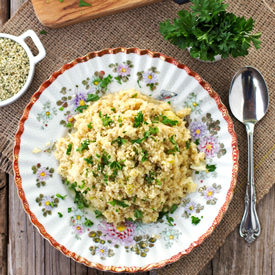 Cauliflower Risotto - Recipe photo by foolproofliving.com