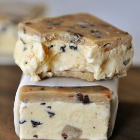 Cookie Dough Ice Cream Sandwich - Recipe photo by mykitchencafe