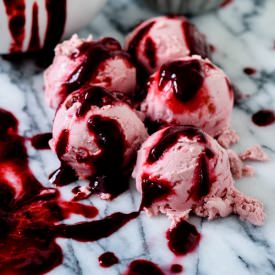 Very Red Berry Ice Cream - Recipe photo by moonblush baker