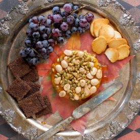 Baked Brie with Maple-Pumpkin Butter - Recipe photo by boulderlocavore