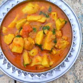 Vrat Ke Arbi (Taro) Sabzi - Recipe photo by Indian Khana