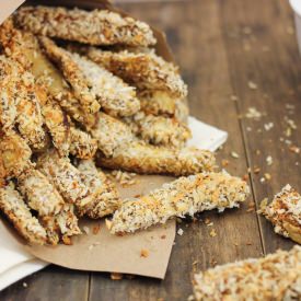 Baked Eggplant Fries - Recipe photo by luminousvegans