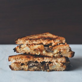 Mushroom Grilled Cheese - Recipe photo by theroamingkitchen