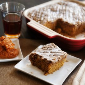 Pumpkin Crumb Cake - Recipe photo by pretty plain janes