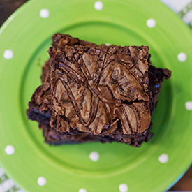 Easy Nutella Brownies - Recipe photo by shariblogs