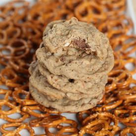 Malted Pretzel Chip Cookies - Recipe photo by satisfymysweettooth