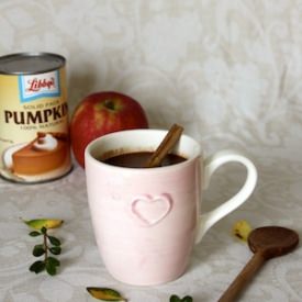 Spiced Pumpkin Hot Chocolate - Recipe photo by The Cookie Fairy